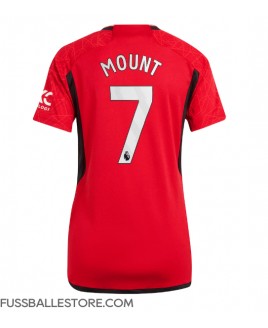Günstige Manchester United Mason Mount #7 Heimtrikot Damen 2023-24 Kurzarm